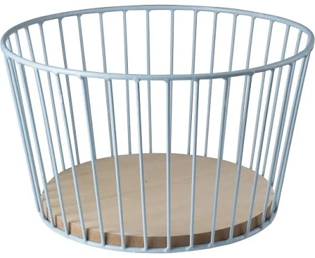 GUSTA MANDJE METAAL LICHTBLAUW ()